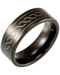 GREY LASER POLISHED BAND N\A  11.5 ONE PIECE