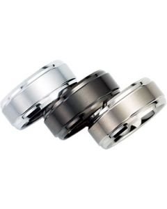 SATIN & POLISHED GROOVED BAND N\A  14 ONE PIECE