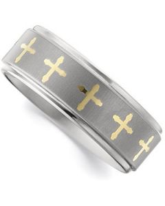 GOLD IMMRSD PLTD CROSS RIDG BD N\A  9.5 ONE PIECE