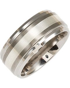 RIDGED BEVEL BAND N\A  9 ONE PIECE