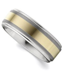 RDGD BND W/GLD IMMERSE PLATING N\A  8.5 ONE PIECE