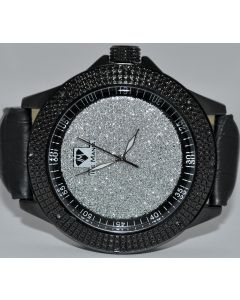 ICE MANIA DIAMOND WATCH 0.12CT WITH TWO EXTRA LEATHER BANDS 