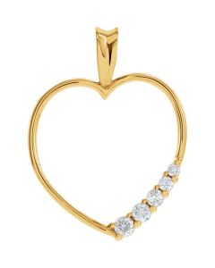 Journey Diamond Heart Pendant