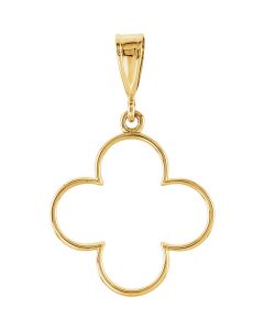 14kt Yellow Decorative Pendant
