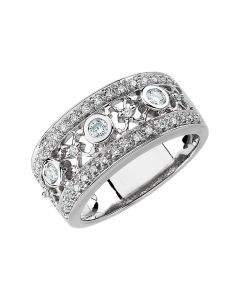 14kt White 3/8 CTW Diamond Ring