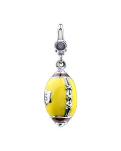 Enamel Football Charm