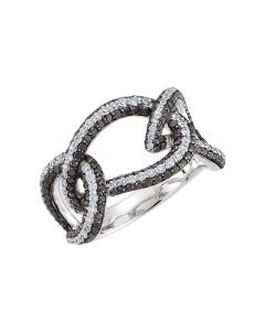 Black & White Diamond Ring