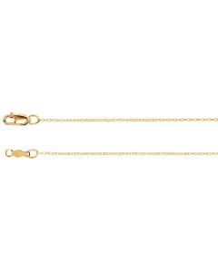 14kt Yellow .75mm Lasered Titan Gold™ Rope 18