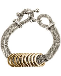 Circle Mesh Bracelet N\A  07.50 Inch