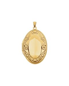 14kt Yellow Oval Locket
