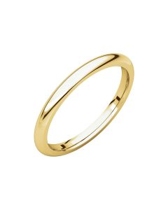 14kt Yellow 2mm Comfort Fit Band