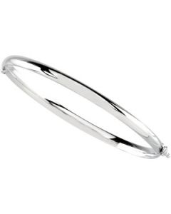 Bangle Bracelet 14K White Gold 