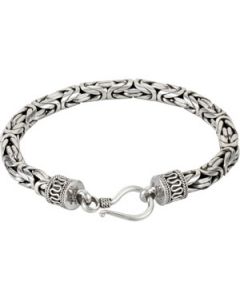 Sterling Silver 6.25 Mm Byzantine Bracelet Sterling Silver  08.50 Inch Sterling Silver 6.25Mm Byzantine Bracelet