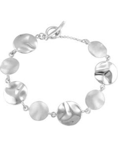 Fashion Link Bracelet Sterling Silver  08.00 Inch