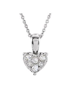 Diamond Heart Necklace 
