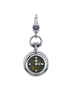 Enamel Clock Charm