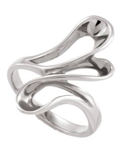 14kt White Metal Fashion Ring