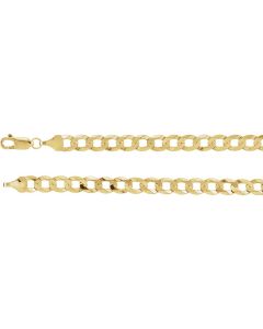 14kt Yellow 6.25mm Curb 20