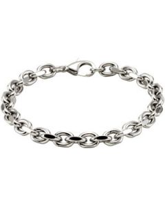 7Mm Diam Cut Oval Rolo Chain N\A  36.00 Inch