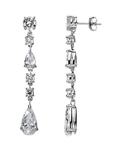 Sterling Silver Cubic Zirconia Earrings