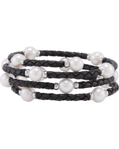 Sterling Silver 8-8.5mm Freshwater Cultured Pearl 24