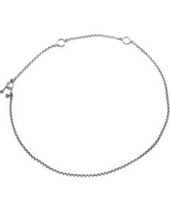 3Mm Necklace With 2-3 Extentions For Charms Sterling Silver  15 W/2-3 Inch Extentions