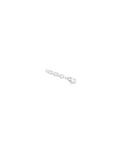Sterling Silver 6.75mm Flat Cable 18