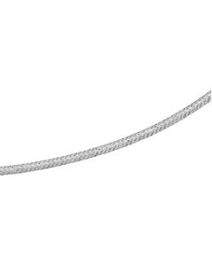 Stainless Steel Basket Weave Chain With 14Ky Lobster Clasp Stainless Steel & 14K Yellow Gold 18 Inch