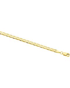 Solid Anchor Chain 14K Yellow Gold 16 Inch