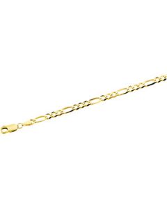 Figaro Chain 14K Yellow Gold 16 Inch