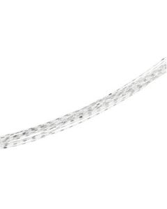 12 Strand Bar Chain W/4 In Ext Sterling Silver  16 Inch