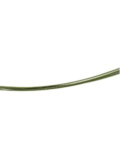 7 Row Dark Green Coated Cable Chain W/14Ky Clasp Stainless Steel  16 Inch