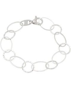 Link Bracelet Sterling Silver  8 Inch Brc