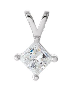 Diamond Solitaire Pendant