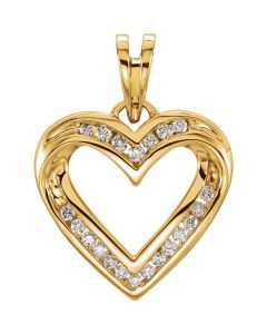 Diamond Heart Pendant