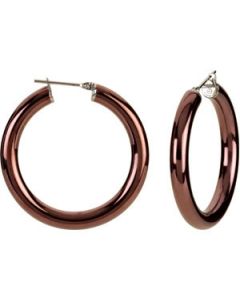 Hoop Earrings N\A  05.00 X 30.00 Mm