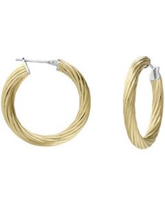 Twisted Hoop Earrings N\A  04.50 X 25.00 Mm