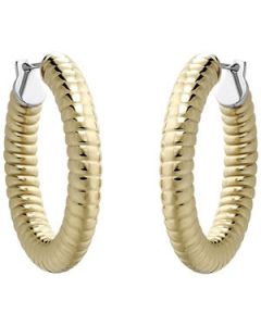 Stripes Hoop Earrings N\A  05.00 X 20.00 Mm