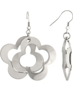 38Mm Clover Open Earring N\A  Pair 38.00 Mm