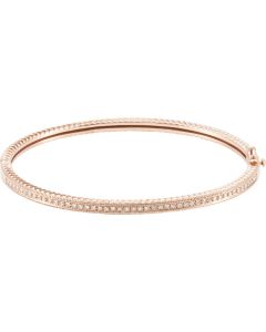 14kt Rose 1/3 CTW Diamond Bangle Bracelet