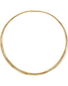 14kt Yellow 10-Stand Spiral 17