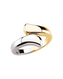 14kt Yellow/White Bypass Ring