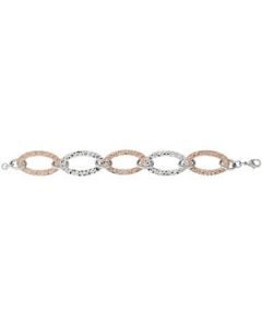 Oval Hammered Bracelet N\A  08.00 Inch