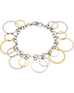 Tricolor Circle Bracelet N\A  07.50 Inch