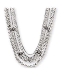 31Mm Multi Strand Hematite Nck N\A  20.00 Inch 31.00 Mm