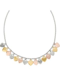 3.0Mm Polished Heart Necklace N\A  18.00 Inch 03.00 Mm