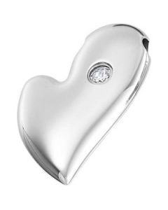 Cz Heart Pen W/5 Std Wire Cord N\A  Pendant