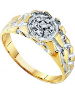 Mens Diamond Ring 0.04CTW DIAMOND  Wedding MENS RING 925 925-Sterling