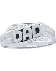 Mens Diamond Ring 0.01CTW DIAMOND 