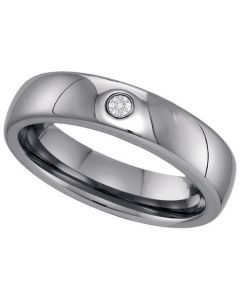 Mens Diamond Ring DIAMOND TUNGSTEN BAND Tungsten Wedding Ring